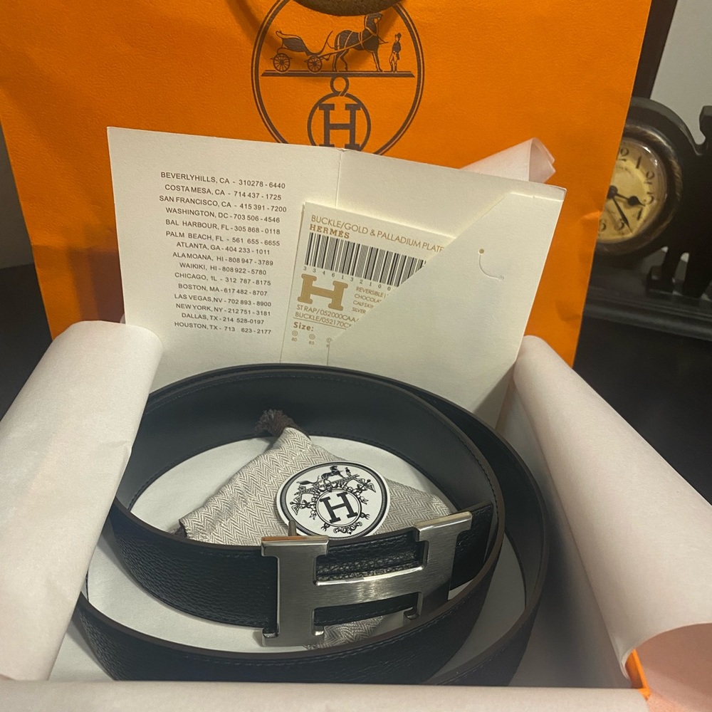 Men’s Hermes belt - 33. Worn once.